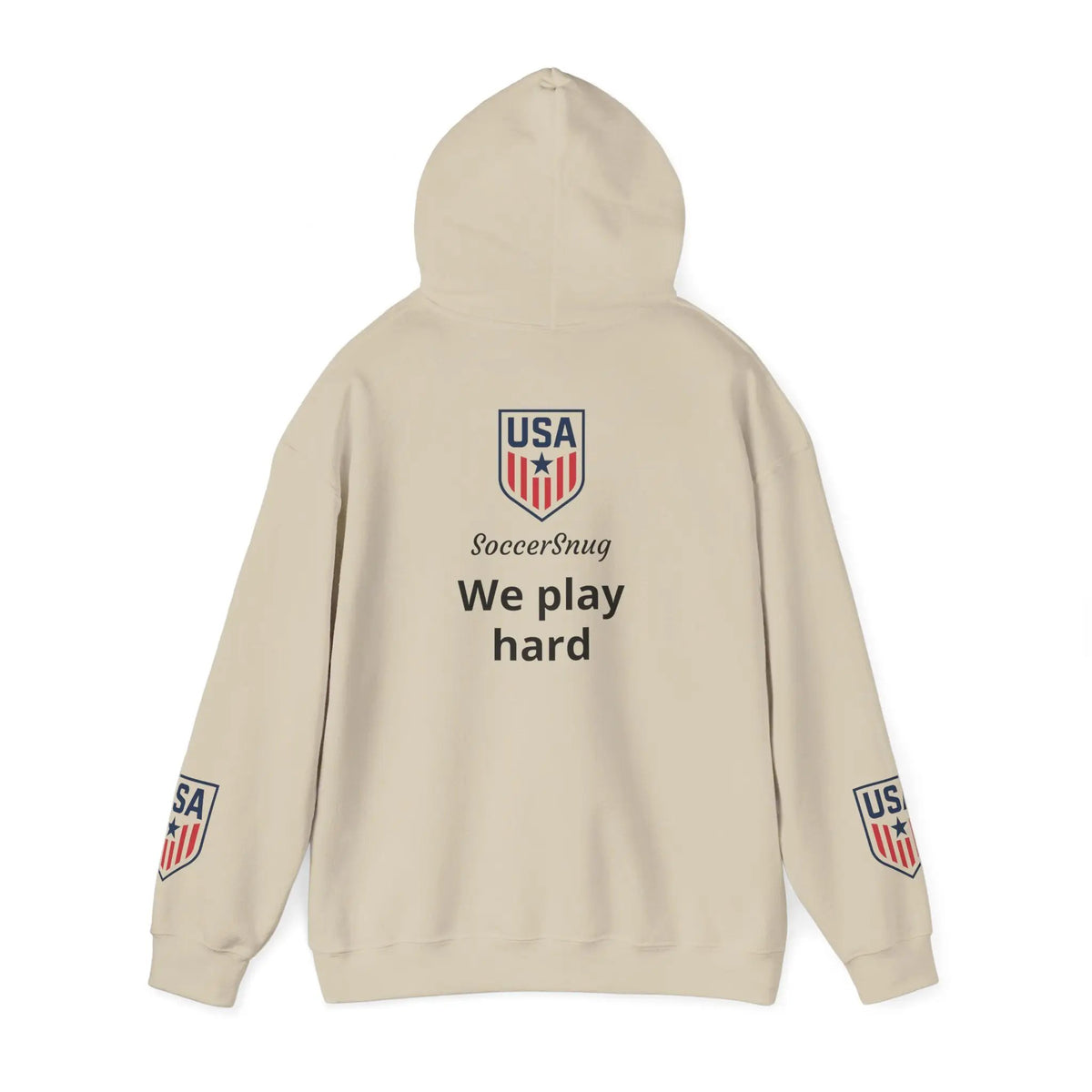Customizable - SoccerSnug Heavy Blend Hoodie Unisex With Front Pocket Drawcord by Printify