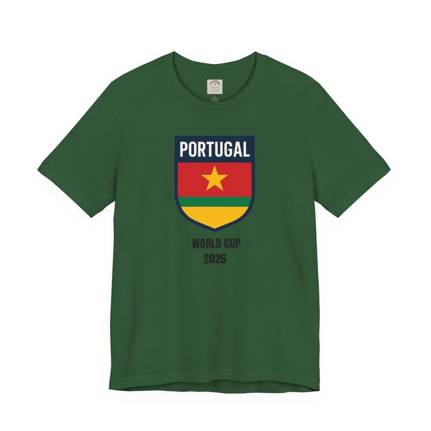 Portugal World Cup 2026 Unisex Cotton Crew Tee by Printify
