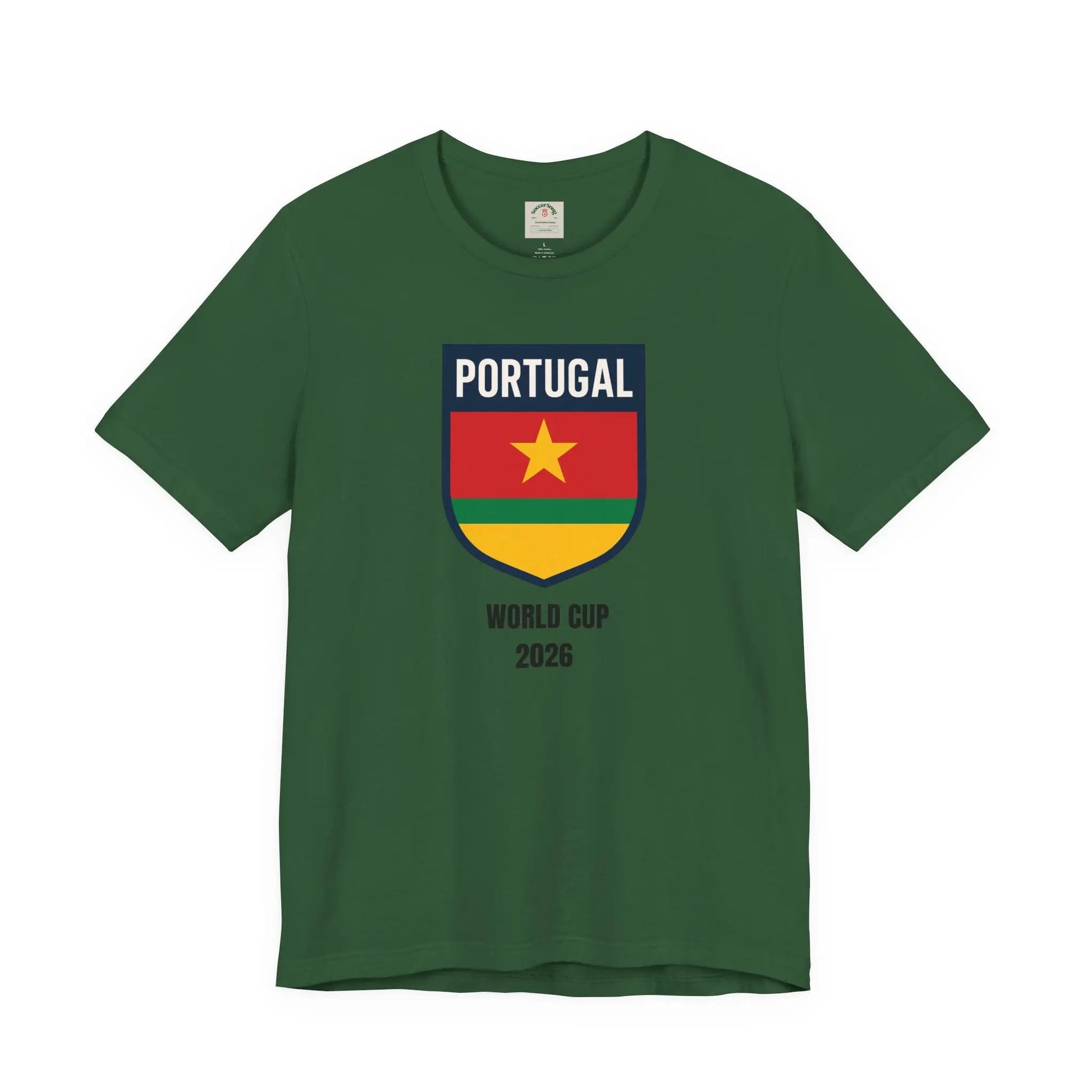 Portugal World Cup 2026 Unisex Cotton Crew Tee by Printify