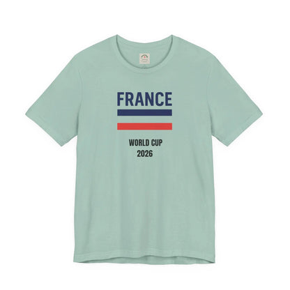 France World Cup 2026 Unisex Cotton Crew Tee by Printify