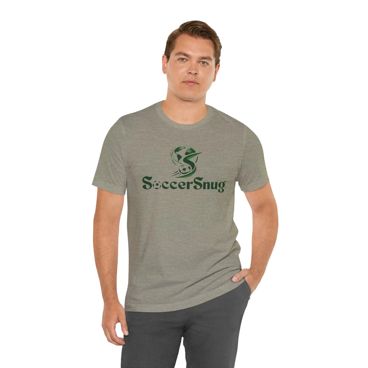 SoccerSnug Unisex Soccer Short Sleeve Tee by Printify