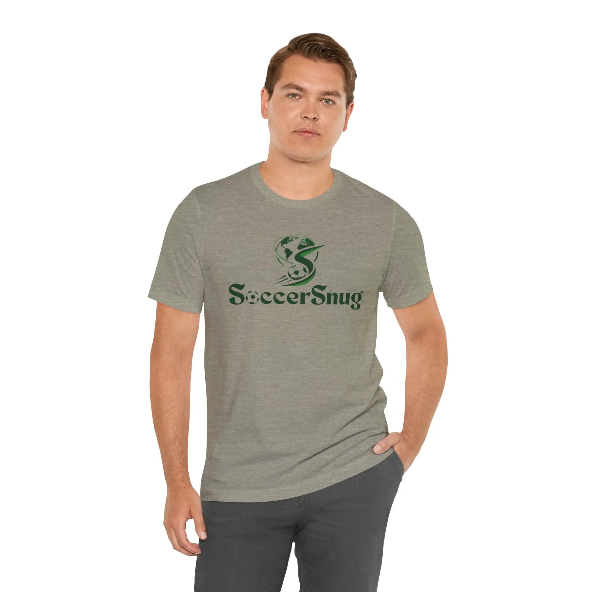 SoccerSnug Unisex Soccer Short Sleeve Tee by Printify