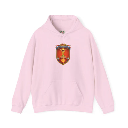 Netherland World Cup 2026 Crest Hoodie — Lion Shield Emblem Hooded Sweatshirt by Printify