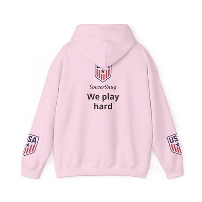 Customizable - SoccerSnug Heavy Blend Hoodie Unisex With Front Pocket Drawcord by Printify