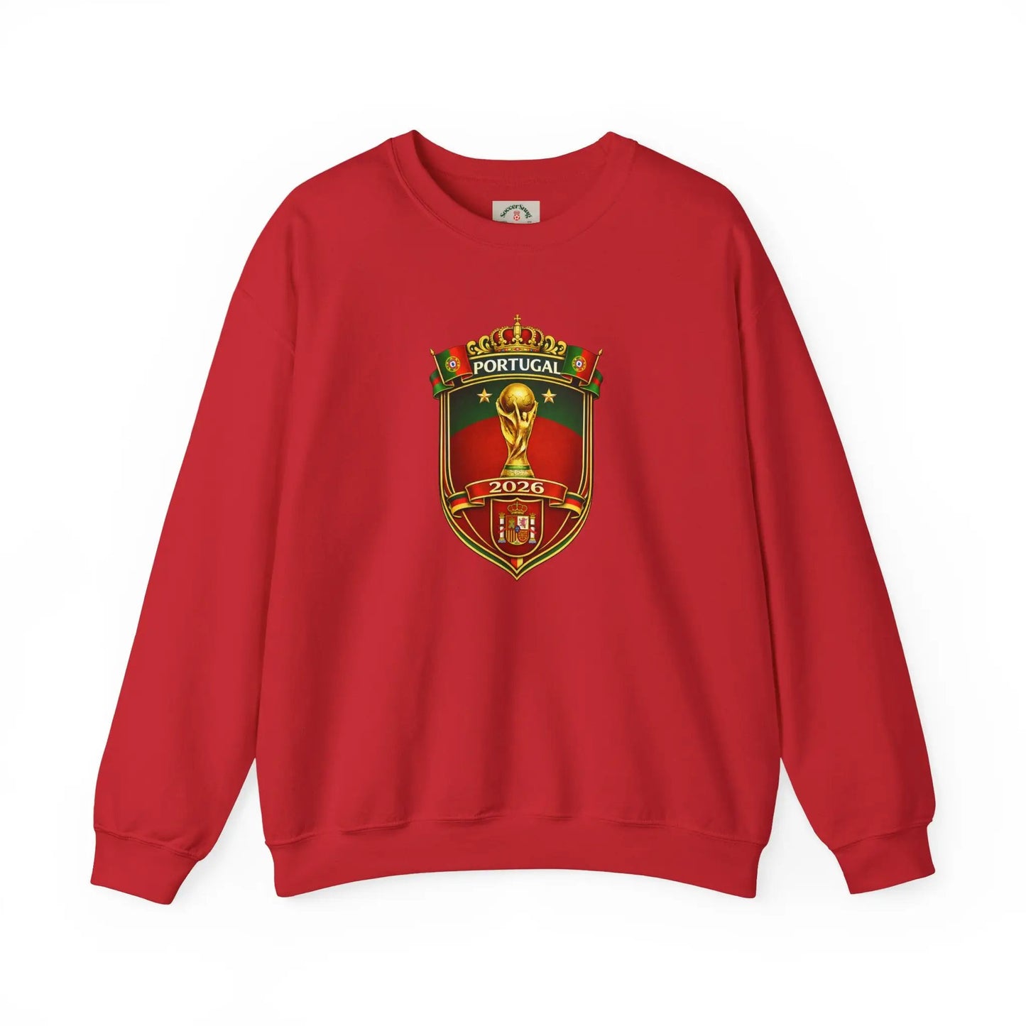 Portugal World Cup 2022 Crest Sweatshirt by Printify