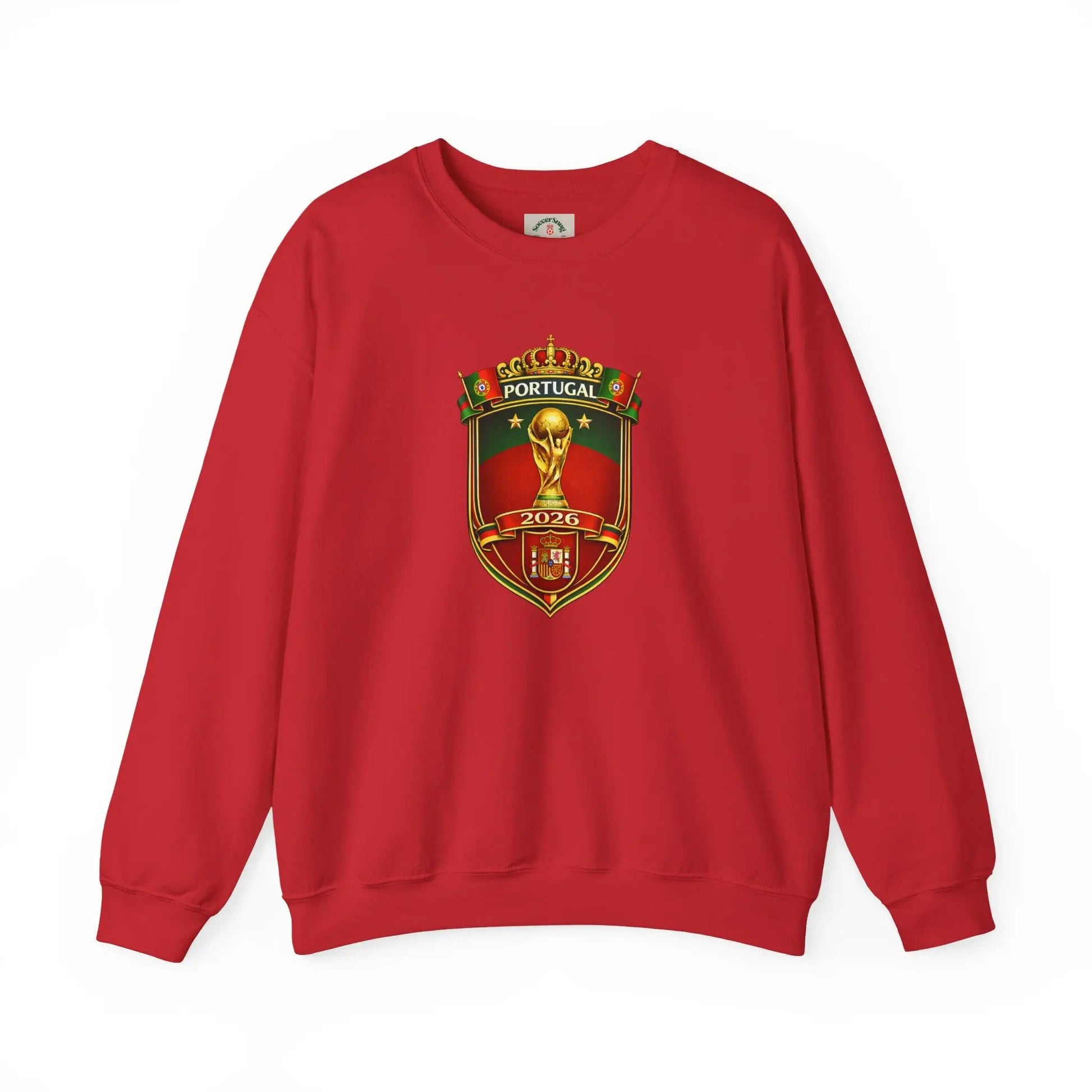 Portugal World Cup 2022 Crest Sweatshirt by Printify