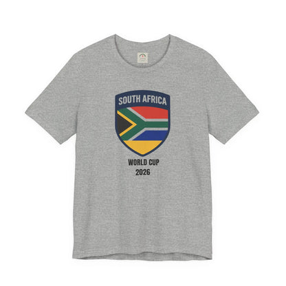 South Africa World Cup 2026 Unisex Cotton Crew Tee by Printify