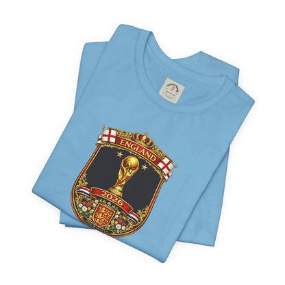 England World Cup 2026 Unisex Cotton Crew Tee by Printify
