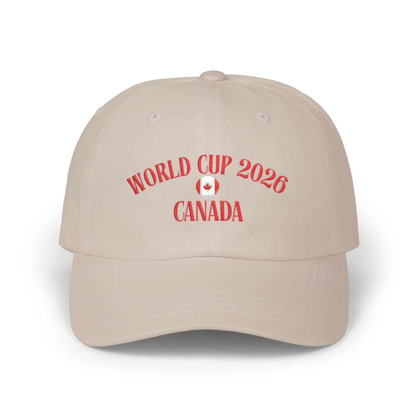 World Cup 2026 Canada Dad Cap — Canada Soccer Fan Baseball Hat