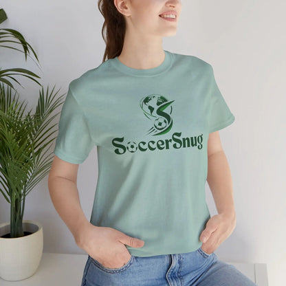 SoccerSnug Unisex Soccer Short Sleeve Tee by Printify