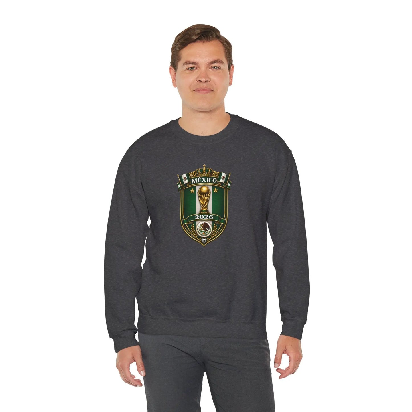 Mexico World Cup 2026 Crewneck Sweatshirt by Printify