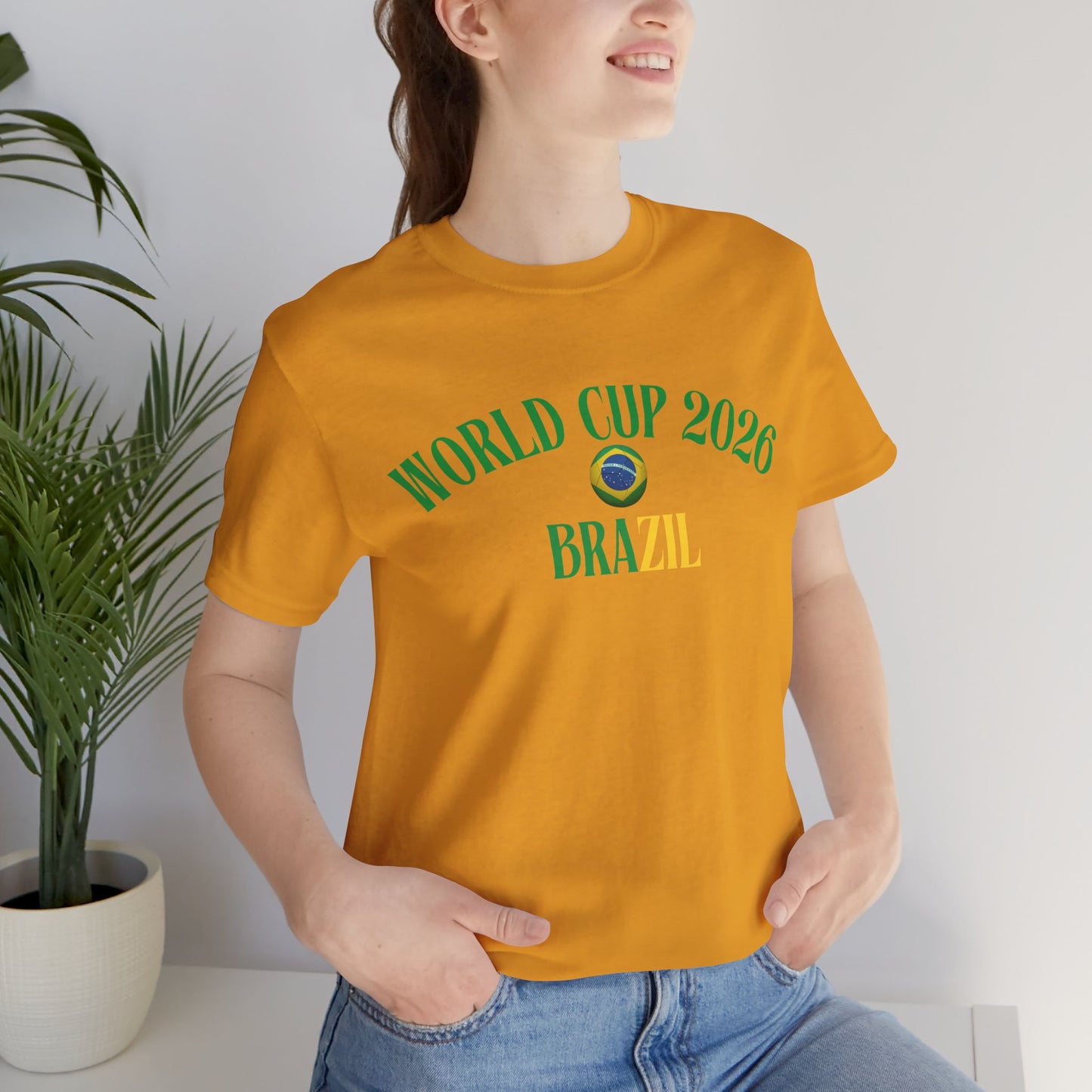 World Cup 2026 Brazil Tee – Brazil Soccer Fan T-Shirt