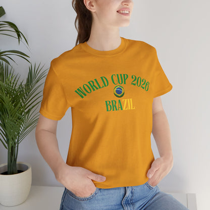 World Cup 2026 Brazil Tee – Brazil Soccer Fan T-Shirt