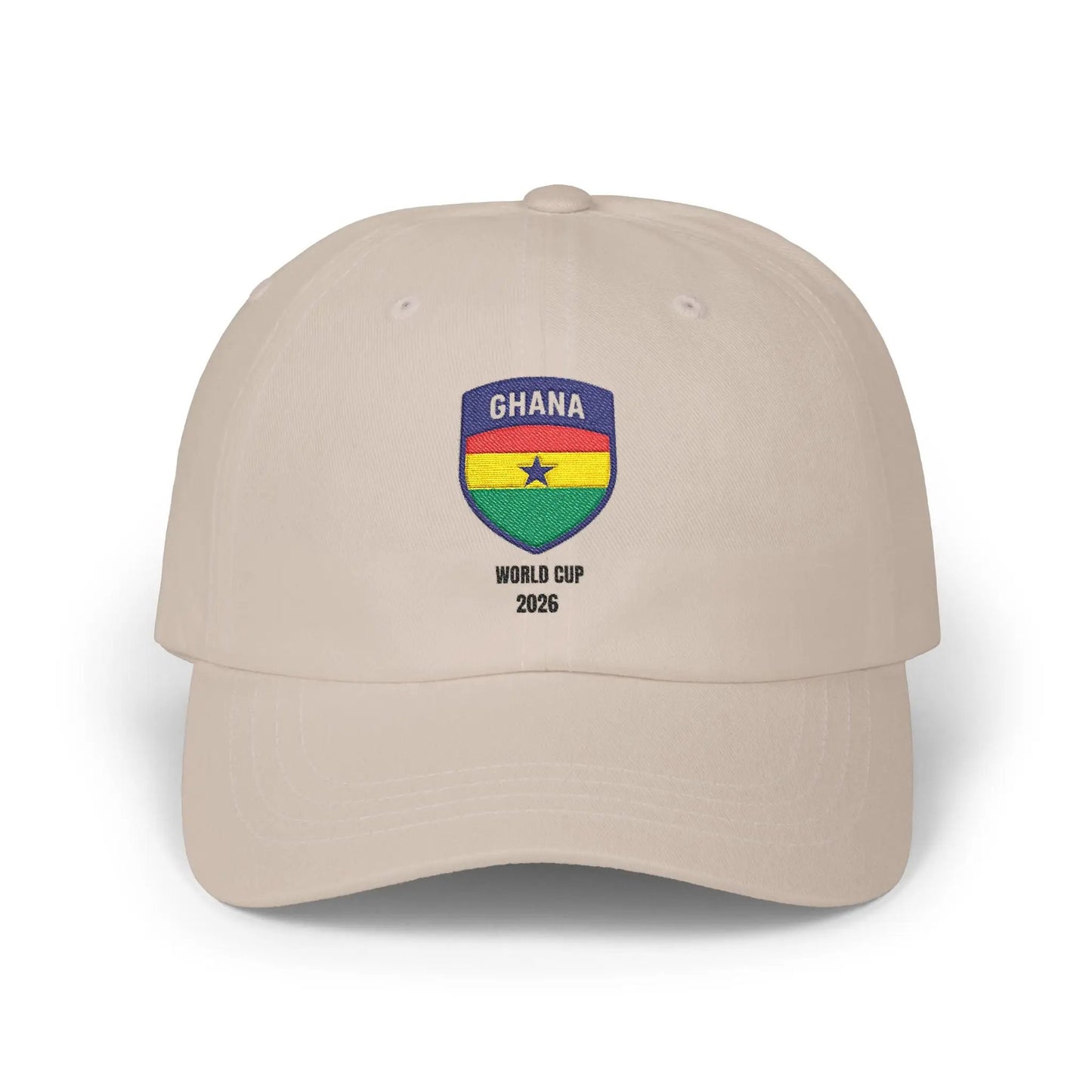 Ghana World Cup 2026 Classic Dad Cap Cotton Breathable Unstructured Fit by Printify