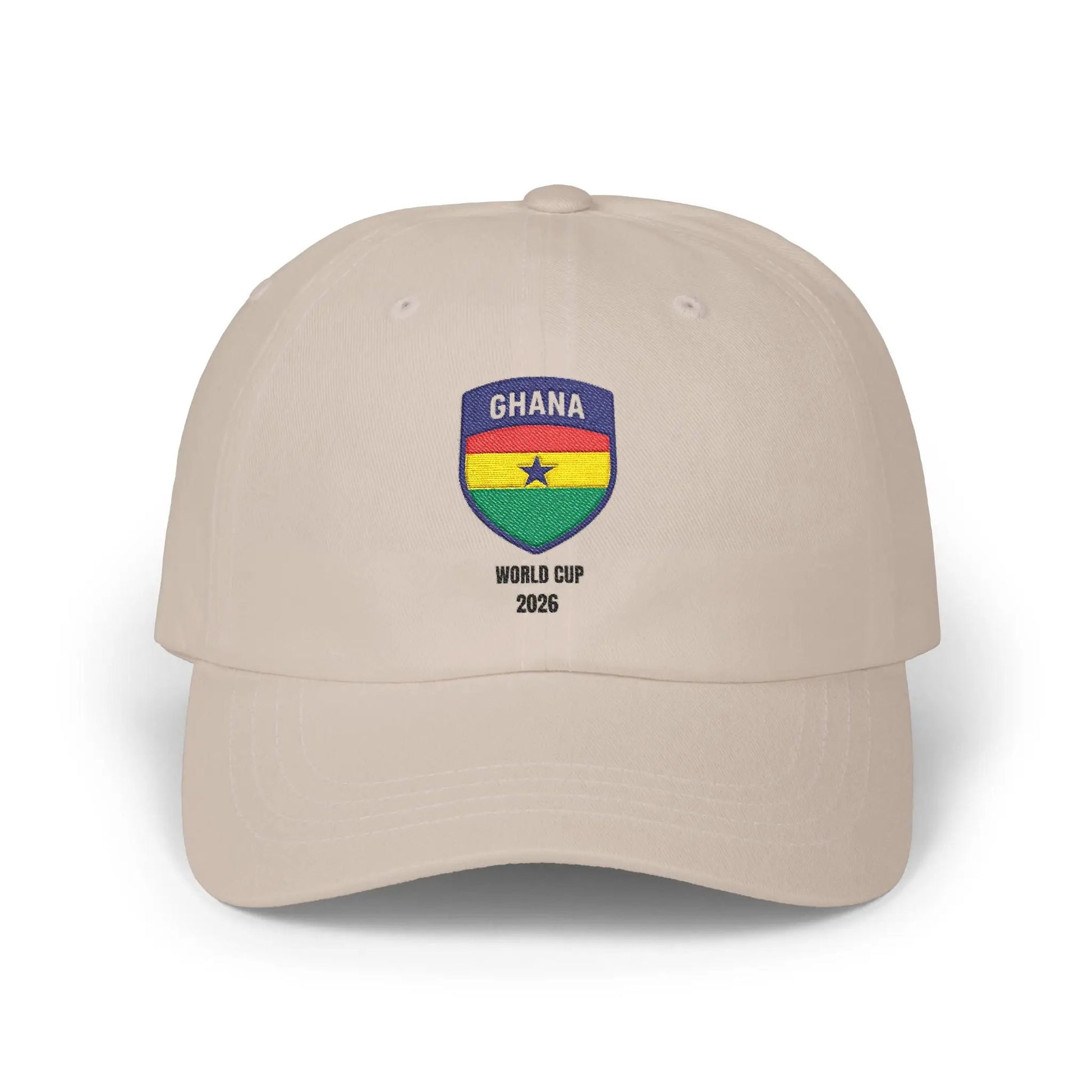 Ghana World Cup 2026 Classic Dad Cap Cotton Breathable Unstructured Fit by Printify