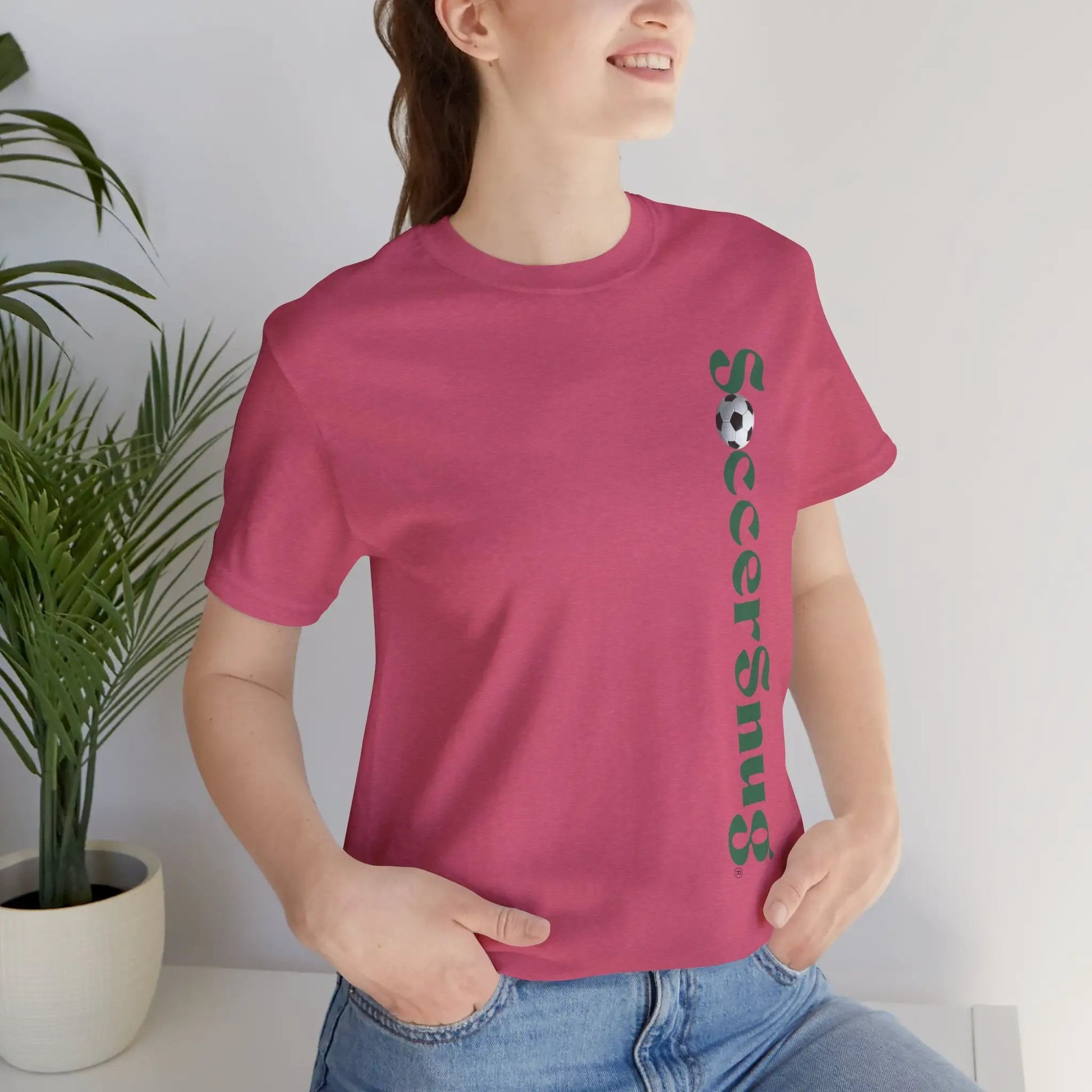 SoccerSnug Unisex Soccer Jersey Short Sleeve Tee by Printify