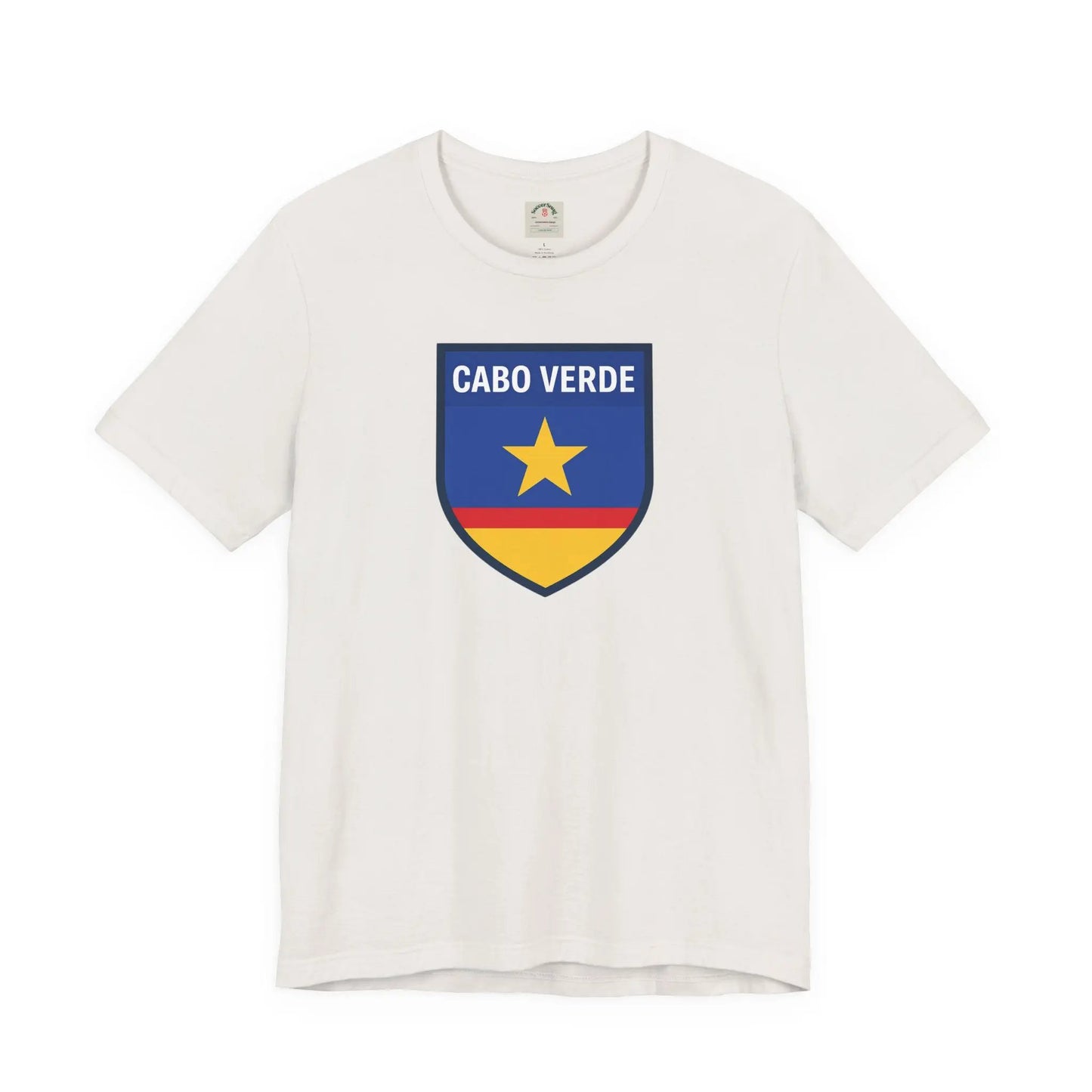 Cabo Verde Shield T‑Shirt — Cape Verde Pride Travel Tee by Printify