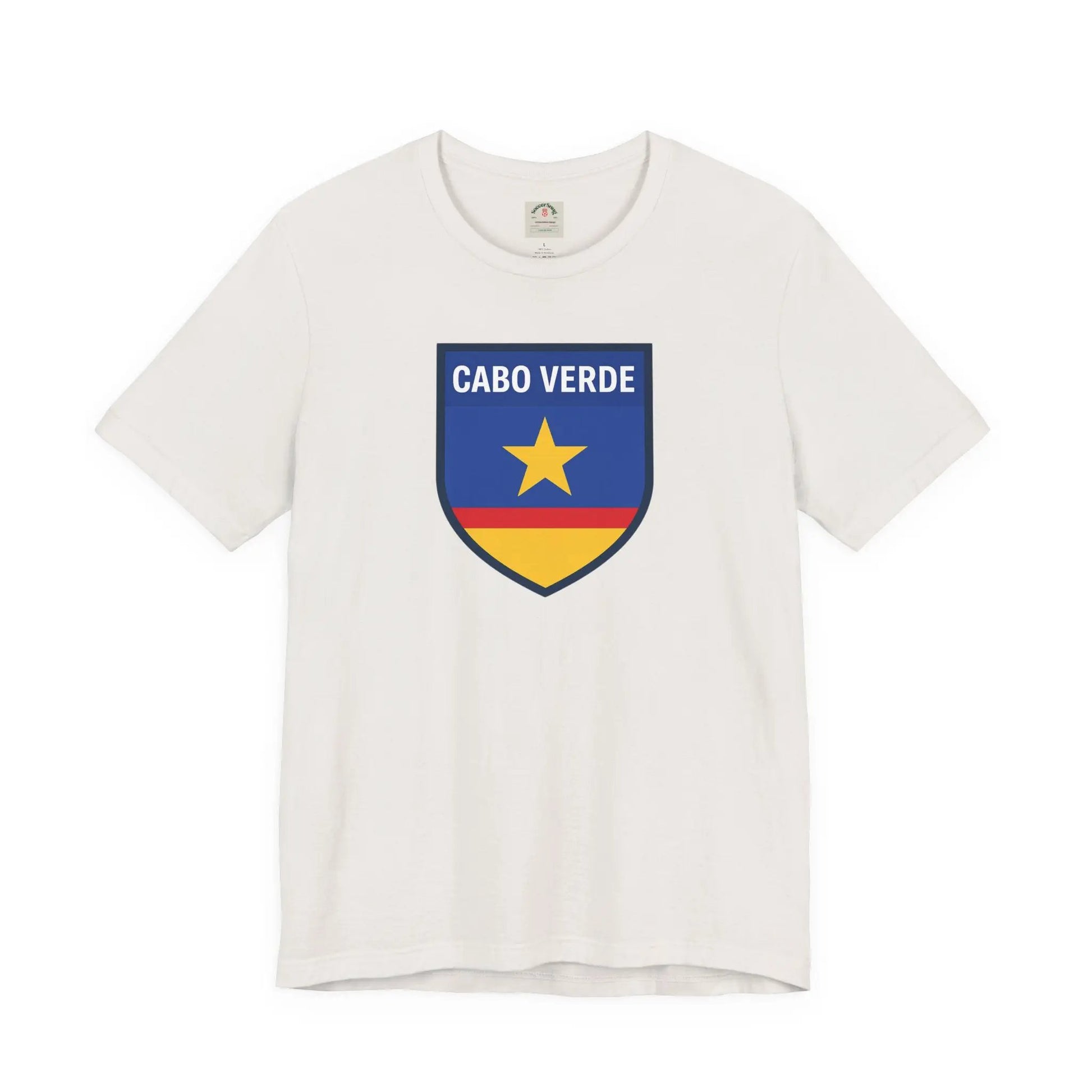 Cabo Verde Shield T‑Shirt — Cape Verde Pride Travel Tee by Printify