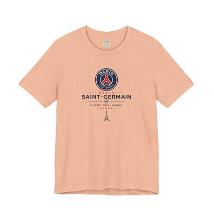 PSG Champions League Final Unisex Soccer Jersey Short Sleeve Tee by Printify
