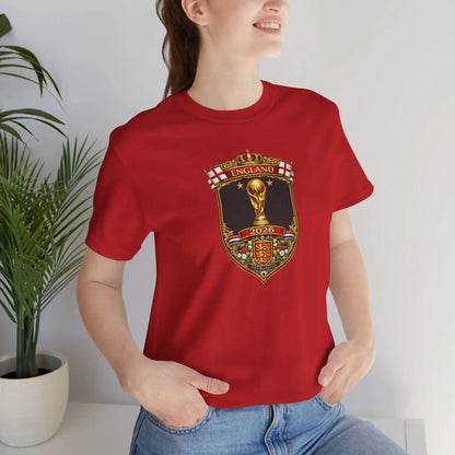 England World Cup 2026 Unisex Cotton Crew Tee by Printify