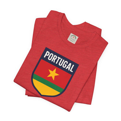 Portugal World Cup 2026 Unisex Premium Fitted Cotton Crew Neck Tee by Printify