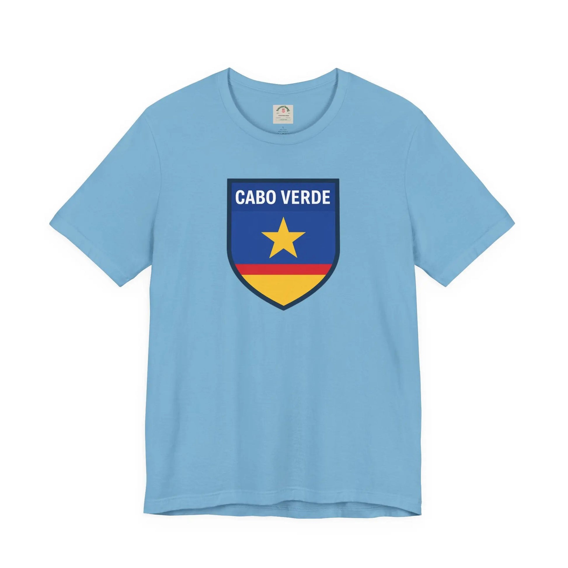 Cabo Verde Shield T‑Shirt — Cape Verde Pride Travel Tee by Printify