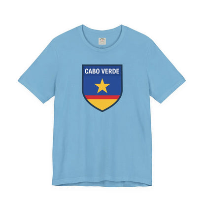 Cabo Verde Shield T‑Shirt — Cape Verde Pride Travel Tee by Printify