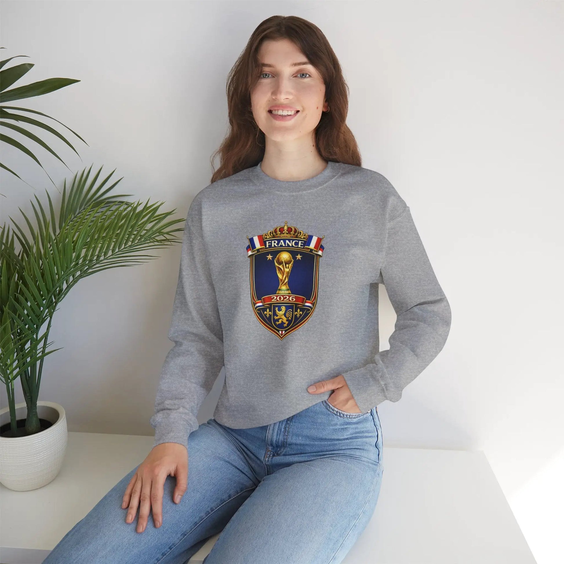 France World Cup Crewneck Sweatshirt by Printify