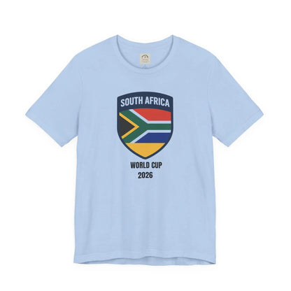 South Africa World Cup 2026 Unisex Cotton Crew Tee by Printify