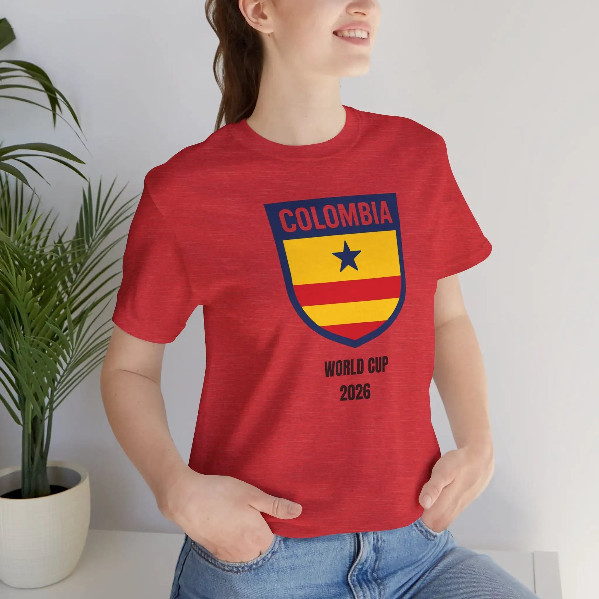 Columbia World Cup 2026 Unisex Cotton Crew Tee by Printify