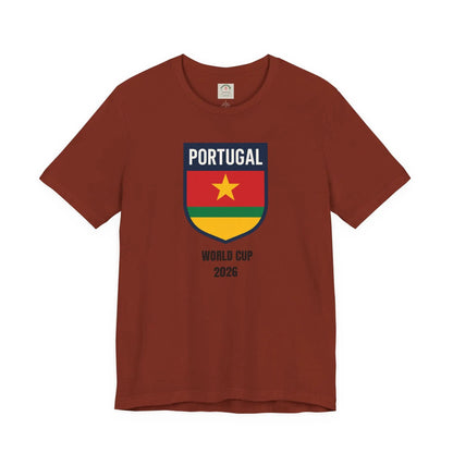 Portugal World Cup 2026 Unisex Cotton Crew Tee by Printify