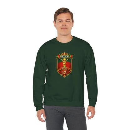 Portugal World Cup 2022 Crest Sweatshirt by Printify