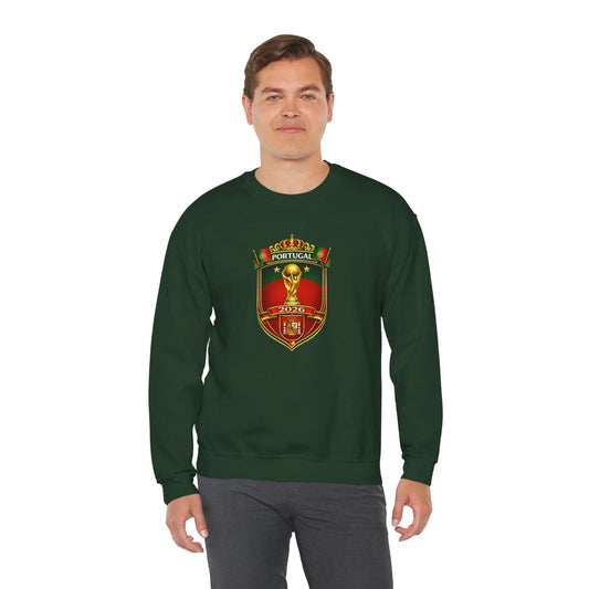 Portugal World Cup 2022 Crest Sweatshirt by Printify