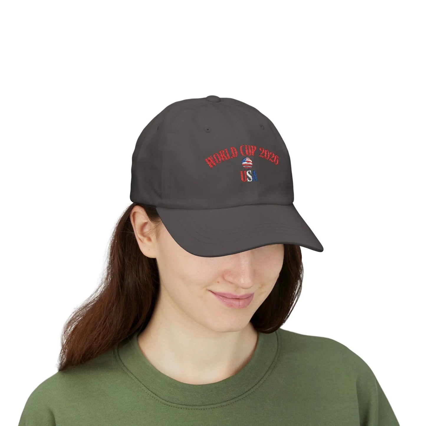 World Cup 2026 USA Dad Cap Patriotic Baseball Hat Vintage Style by Printify