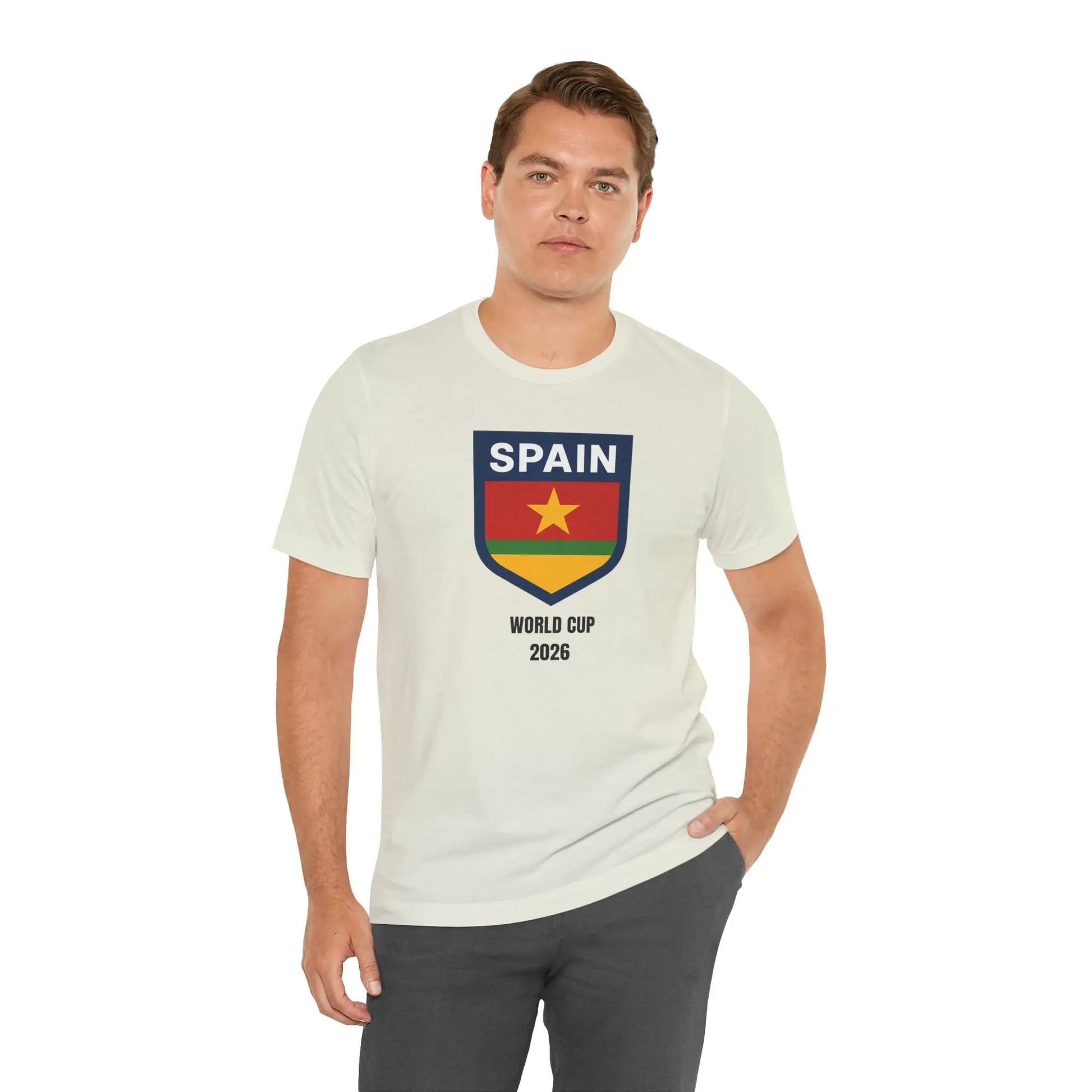 Spain World Cup 2026 Unisex Cotton Crew Tee by Printify