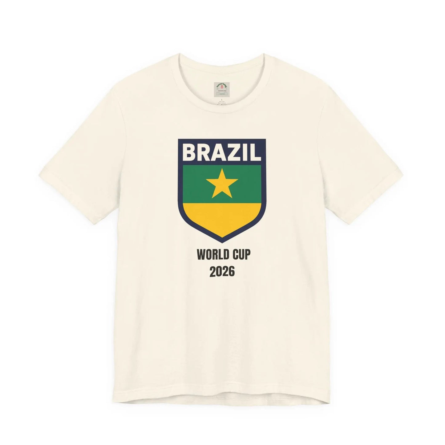 Brazil World Cup 2026 Unisex Cotton Crew Tee by Printify