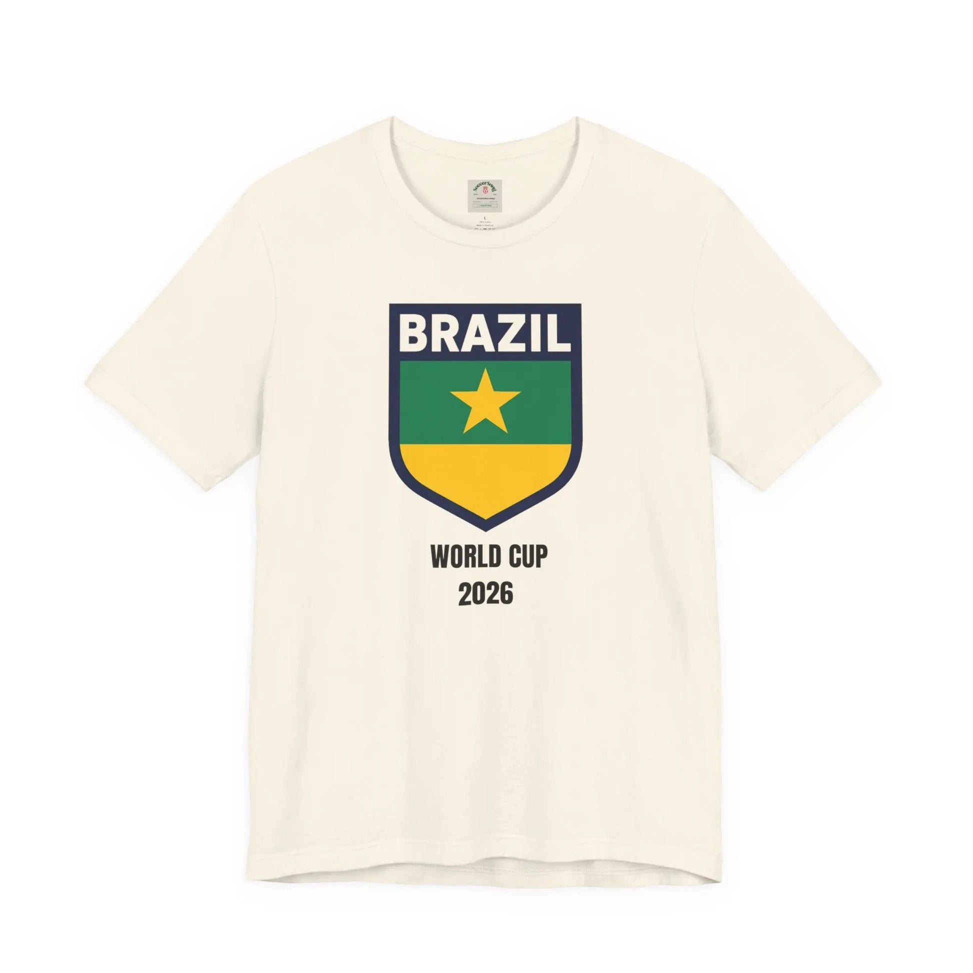 Brazil World Cup 2026 Unisex Cotton Crew Tee by Printify