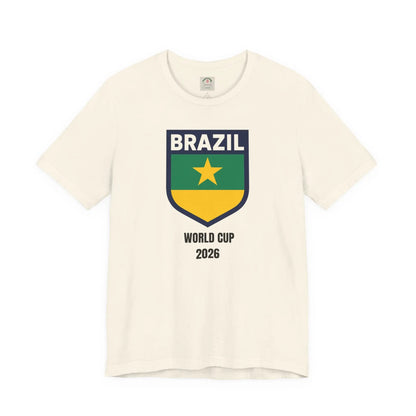 Brazil World Cup 2026 Unisex Cotton Crew Tee by Printify