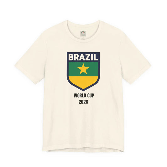 Brazil World Cup 2026 Unisex Cotton Crew Tee by Printify