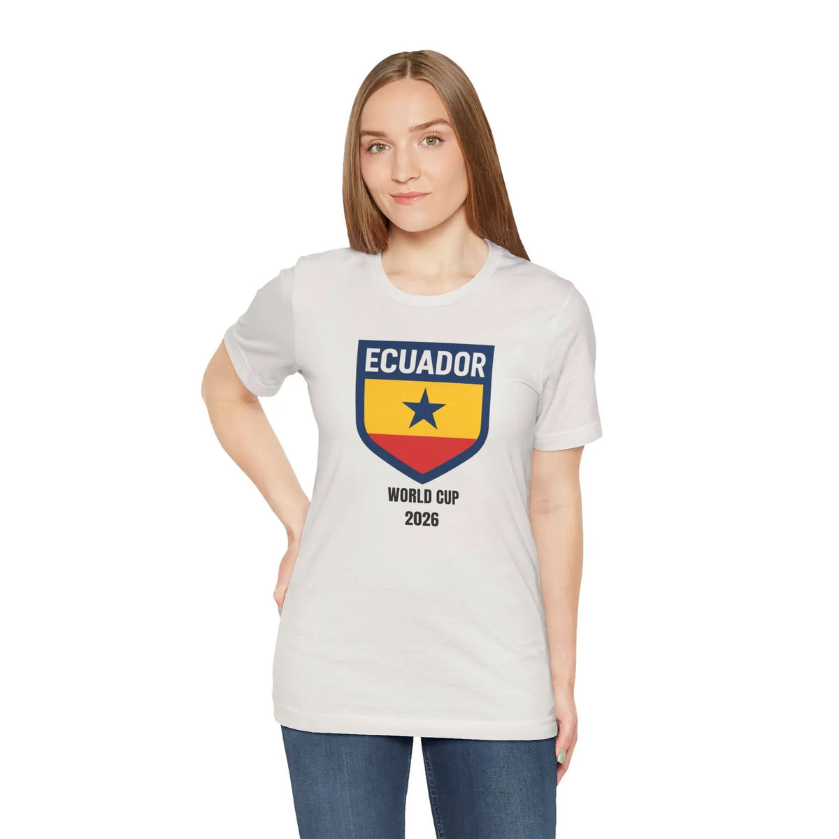 Ecuador World Cup 2026 Unisex Cotton Crew Tee by Printify