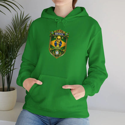 Brazil World Cup 2026 Hooded Sweatshirt by Printify