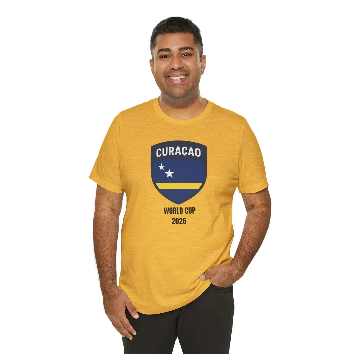 Curaçao World Cup 2026 Unisex Cotton Crew Tee by Printify