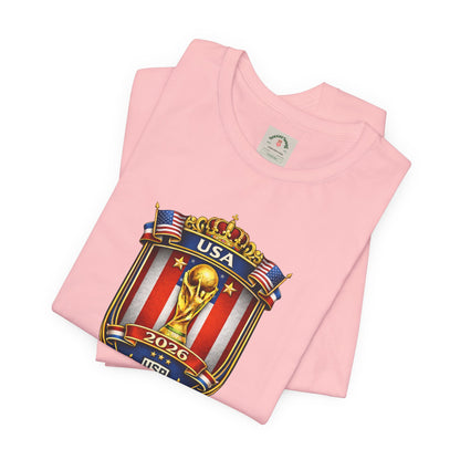 USA Soccer 2026 World Cup Crest T-Shirt by Printify