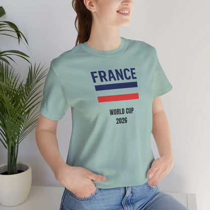 France World Cup 2026 Unisex Cotton Crew Tee by Printify