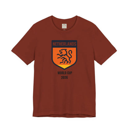 Netherlands World Cup 2026 Unisex Cotton Crew Tee by Printify