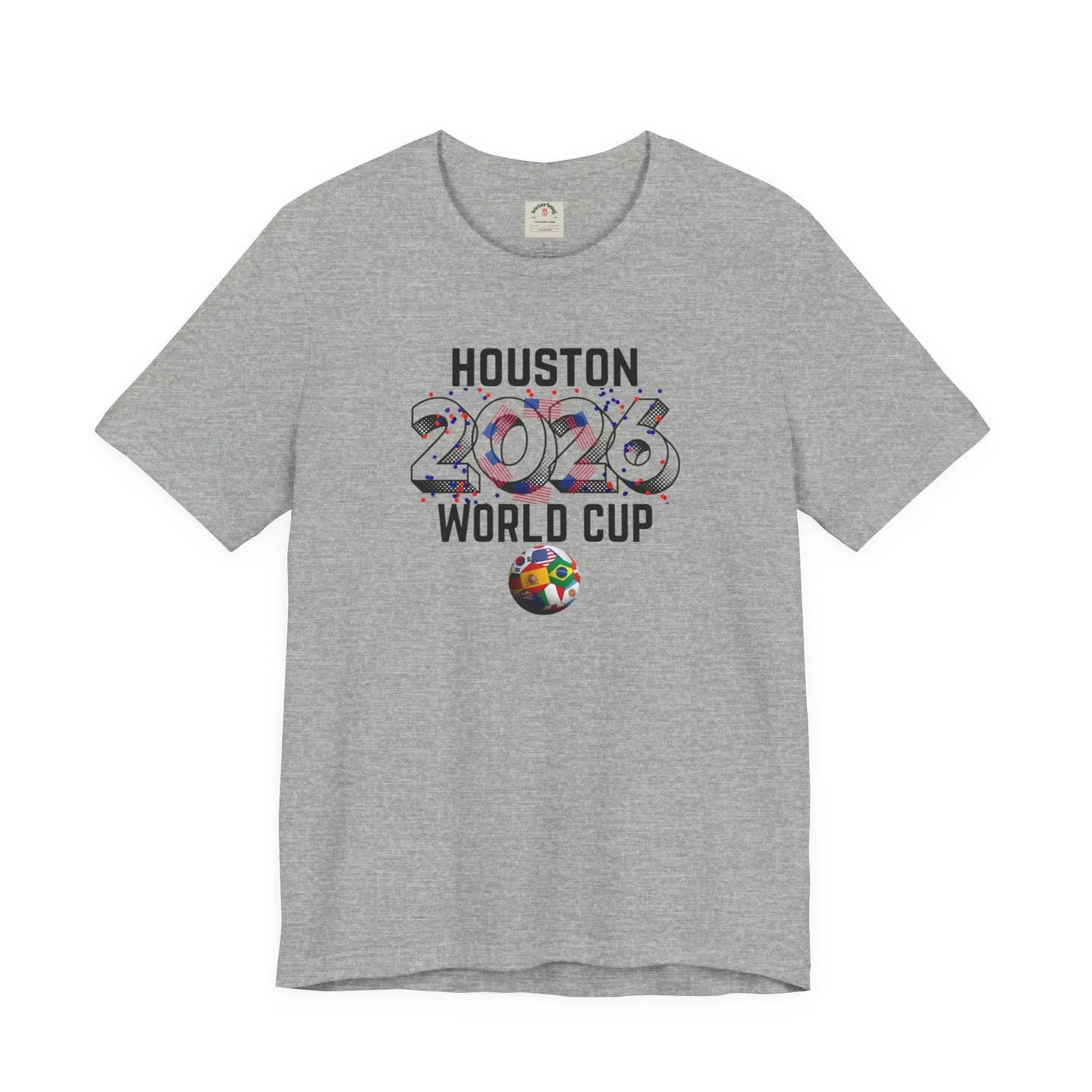 Houston World Cup 2026 Host Unisex Cotton Crew Tee by Printify