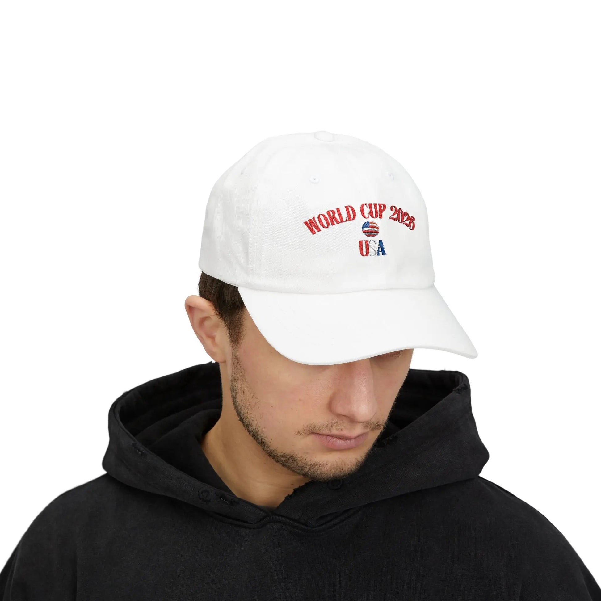 World Cup 2026 USA Dad Cap Patriotic Baseball Hat Vintage Style by Printify