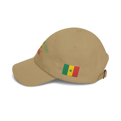 Senegal World Cup 2022 Dad Cap — Embroidered Football Fan Hat by Printify