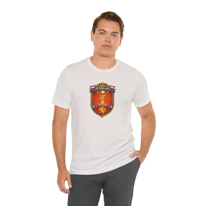 Netherlands World Cup 2026 Soccer Crest T-Shirt by Printify