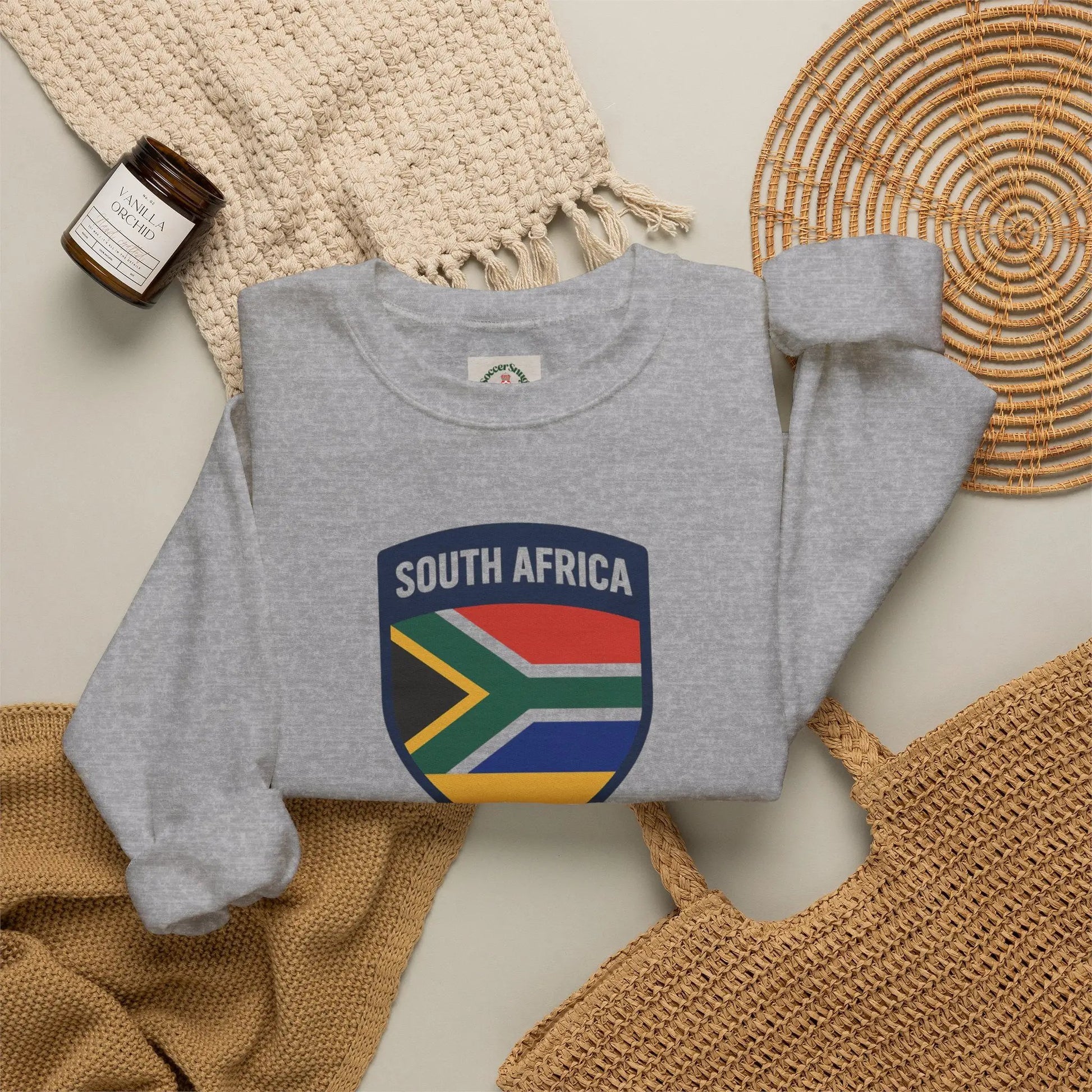 South Africa World Cup 2026 Unisex Heavy Blend™ Crewneck Sweatshirt by Printify